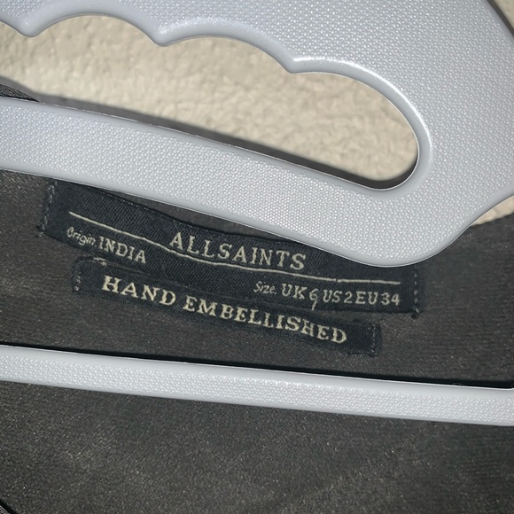 All Saints gray aurora top - Picture 4 of 5